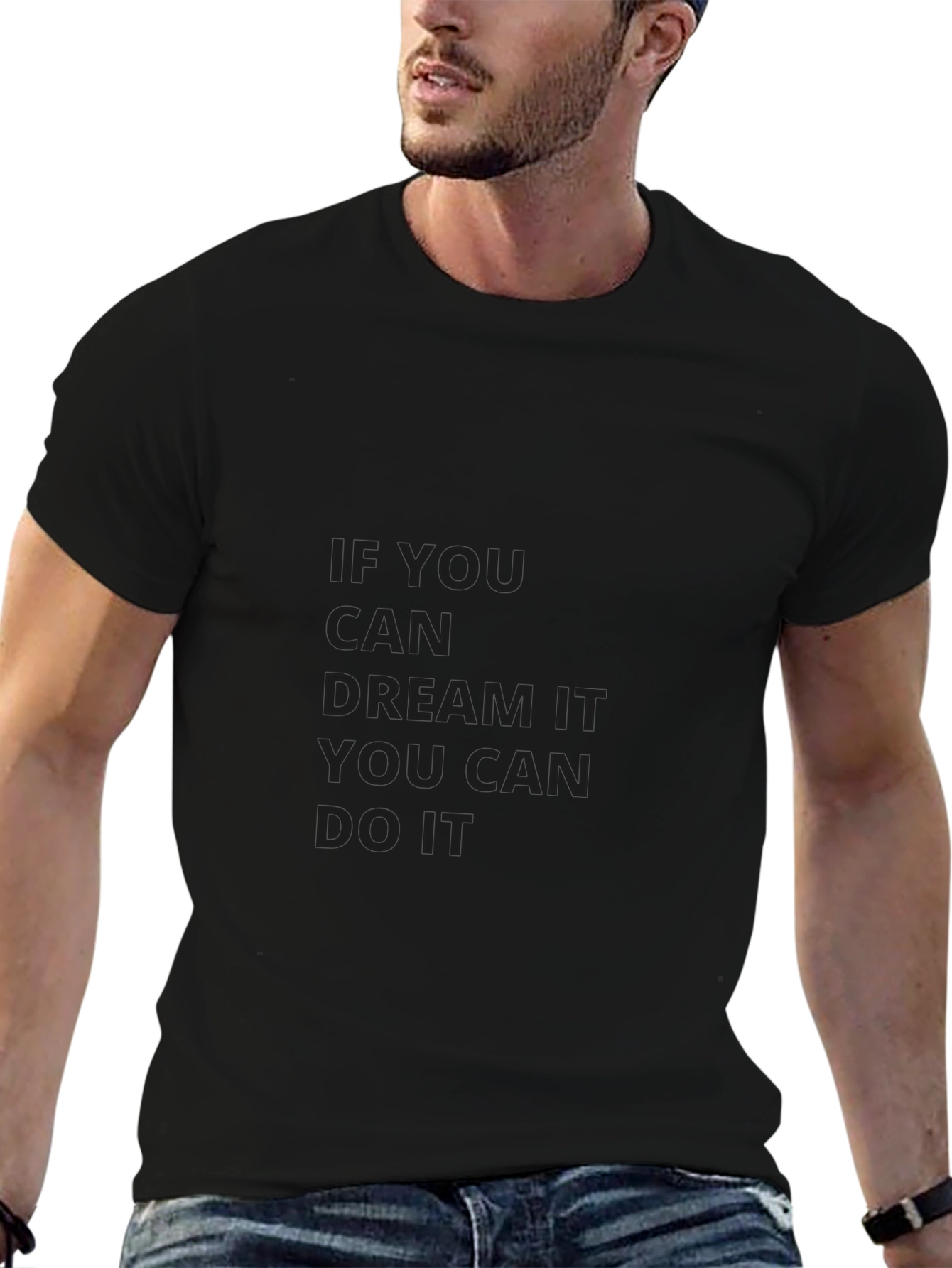 Inspirational Graphic Tee: Dream It Do It