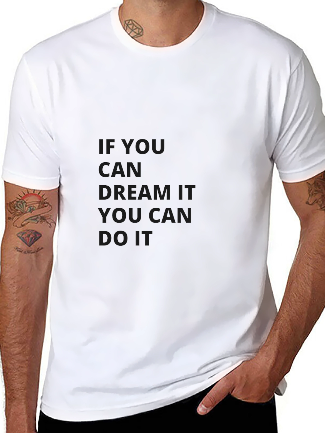 Inspirational Graphic Tee: Dream It Do It