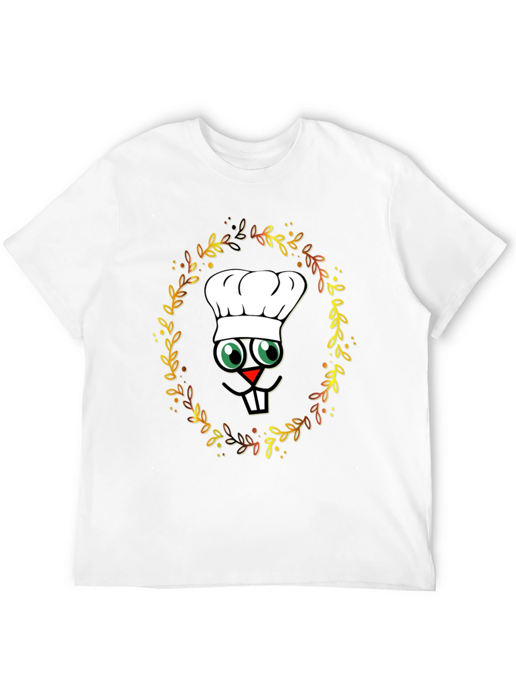 Chef Turkey T-Shirt - Thanksgiving Cartoon