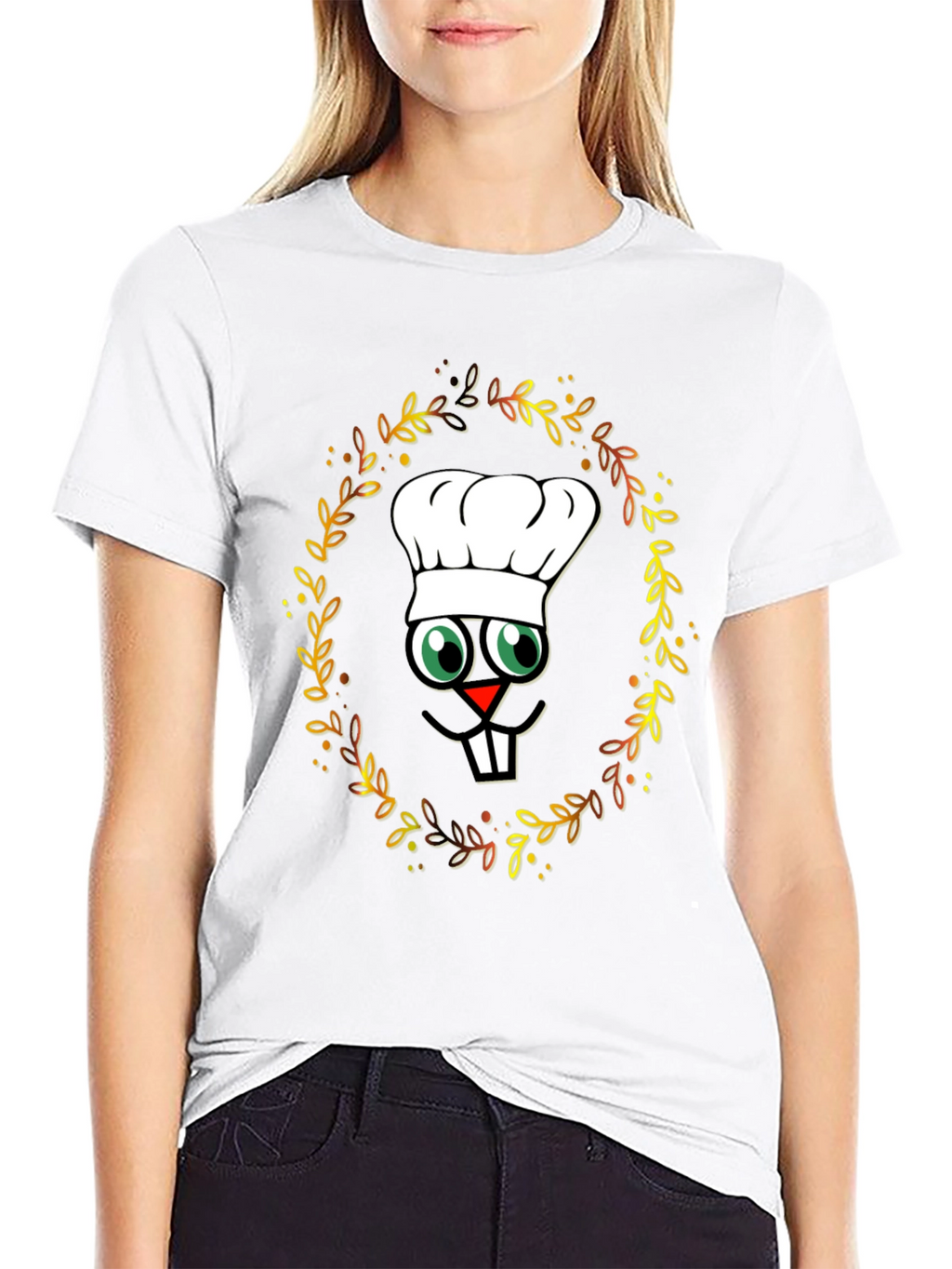 Chef Turkey T-Shirt - Thanksgiving Cartoon