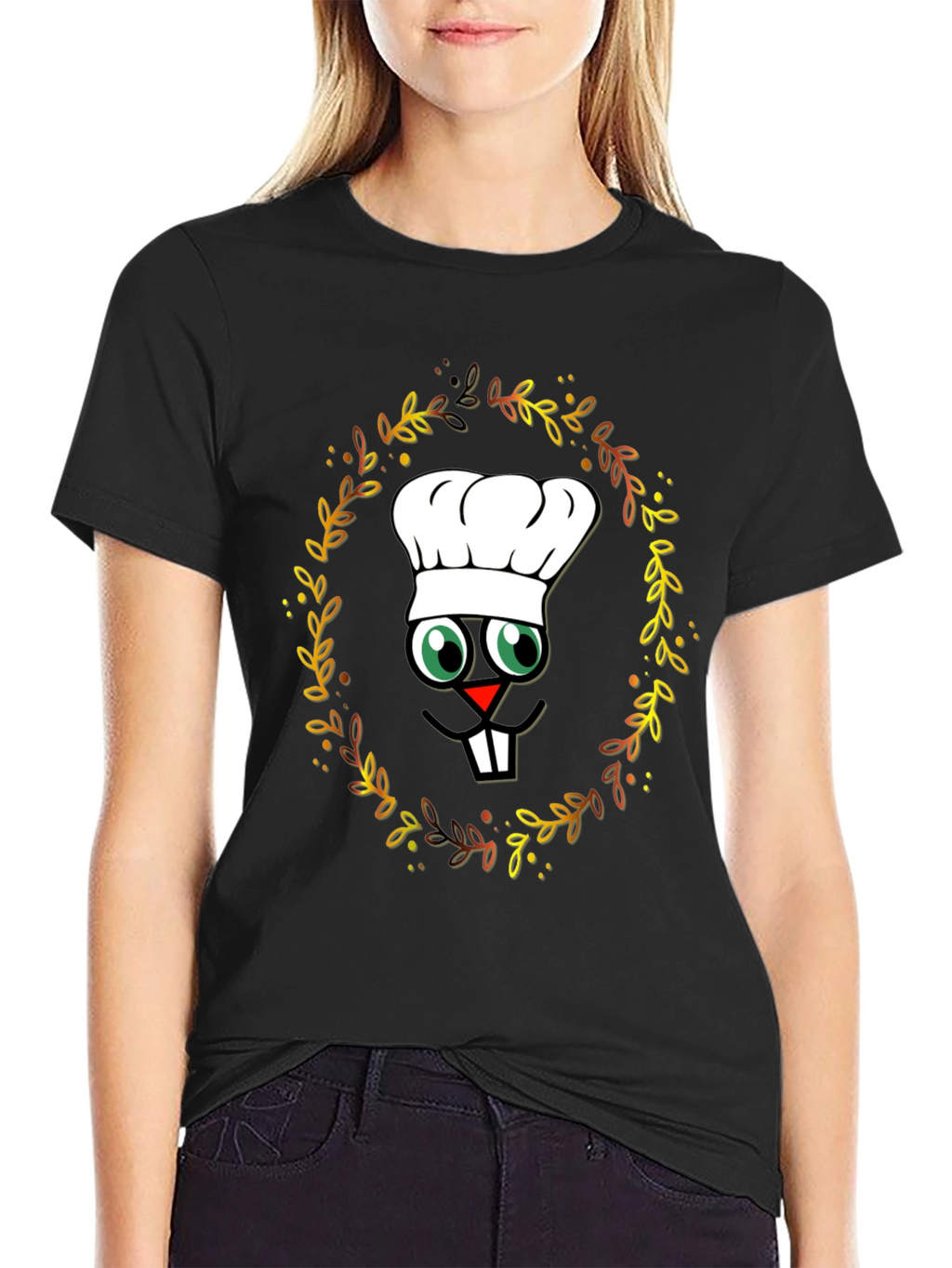 Chef Turkey T-Shirt - Thanksgiving Cartoon