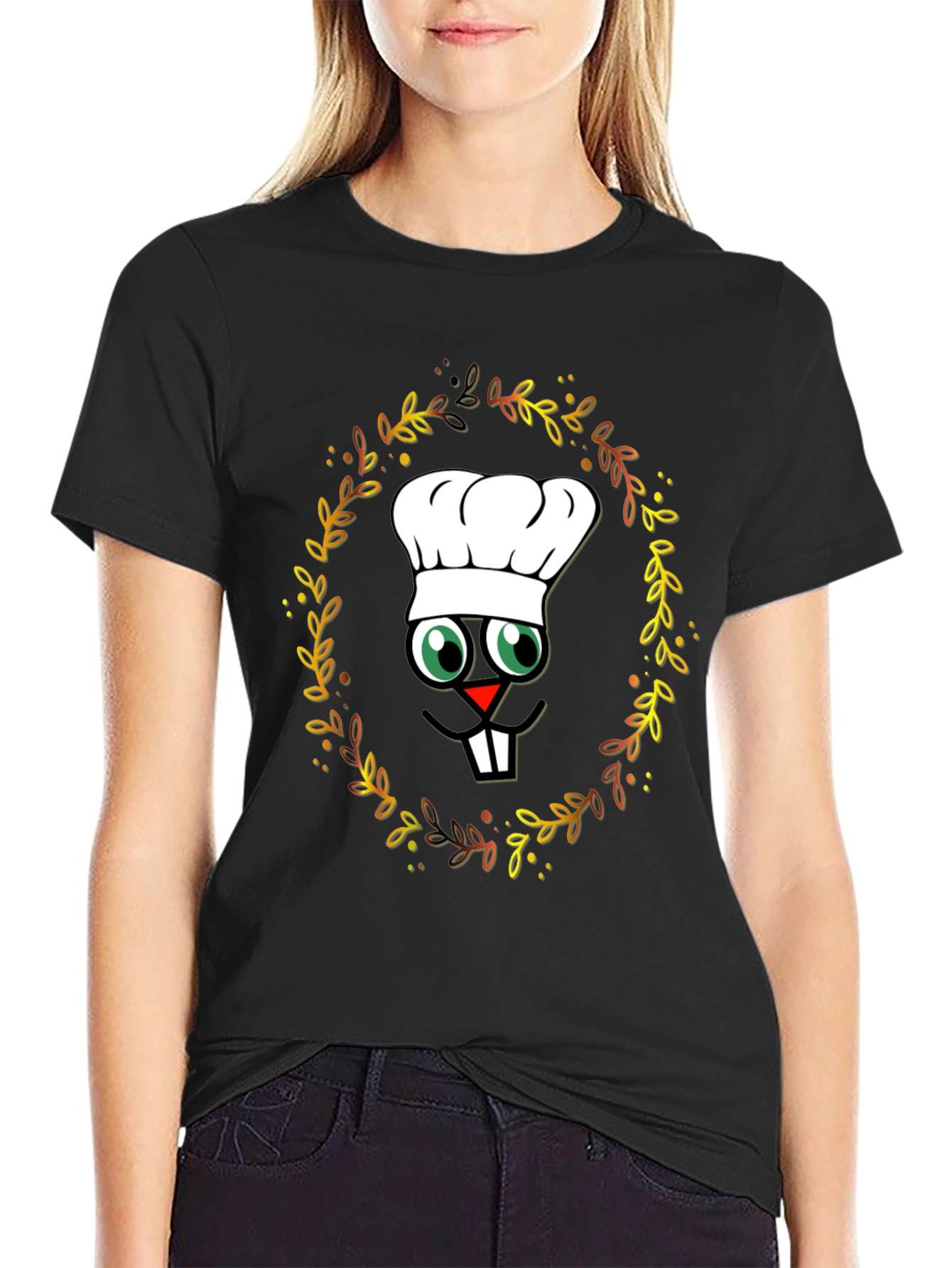 Chef Turkey T-Shirt - Thanksgiving Cartoon