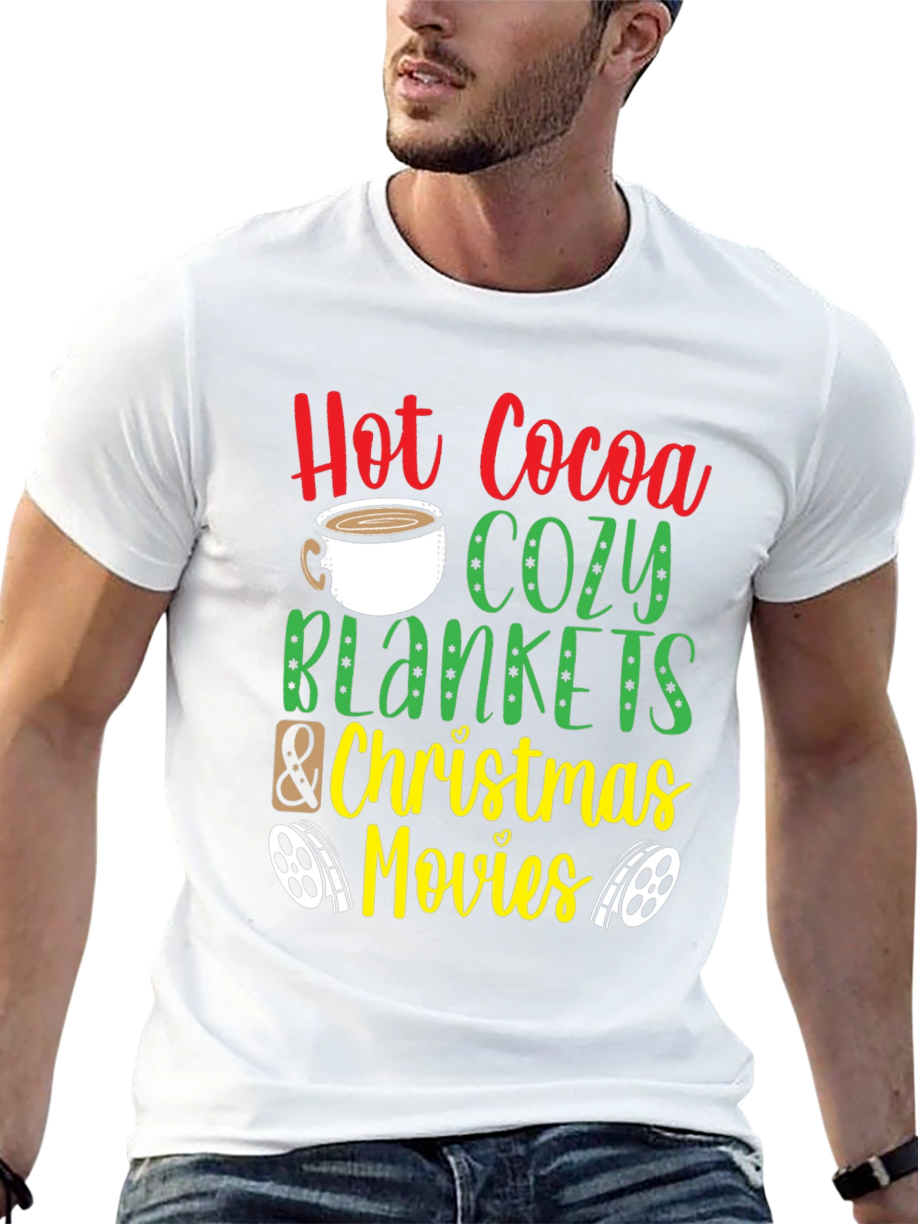 Hot Cocoa & Cozy Blankets Christmas Tee