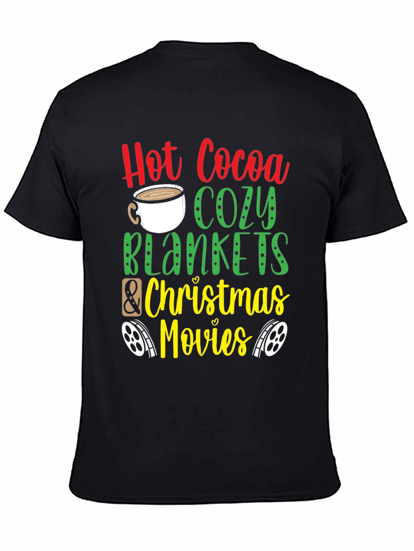 Hot Cocoa & Cozy Blankets Christmas Tee