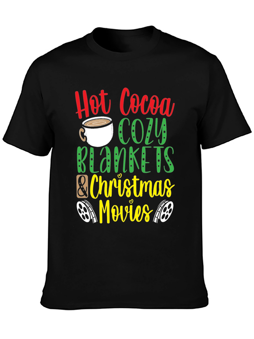 Hot Cocoa & Cozy Blankets Christmas Tee