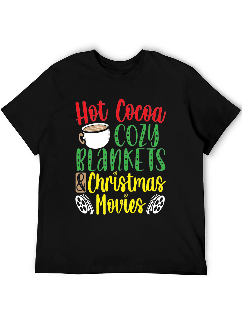 Hot Cocoa & Cozy Blankets Christmas Tee