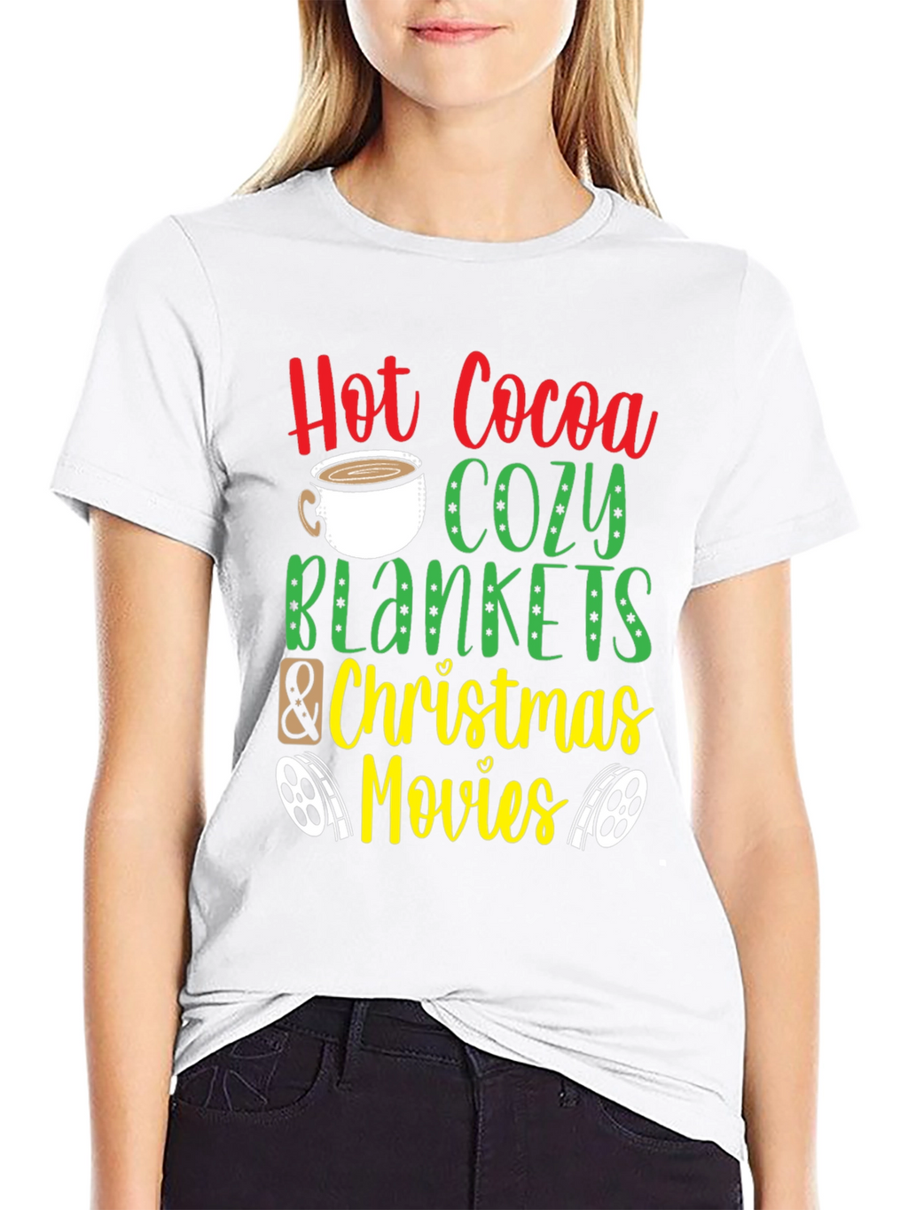 Hot Cocoa & Cozy Blankets Christmas Tee