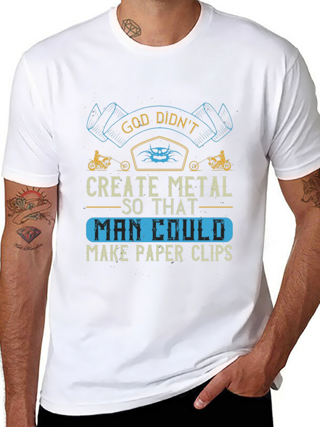 God Didnt Create Metal T-Shirt