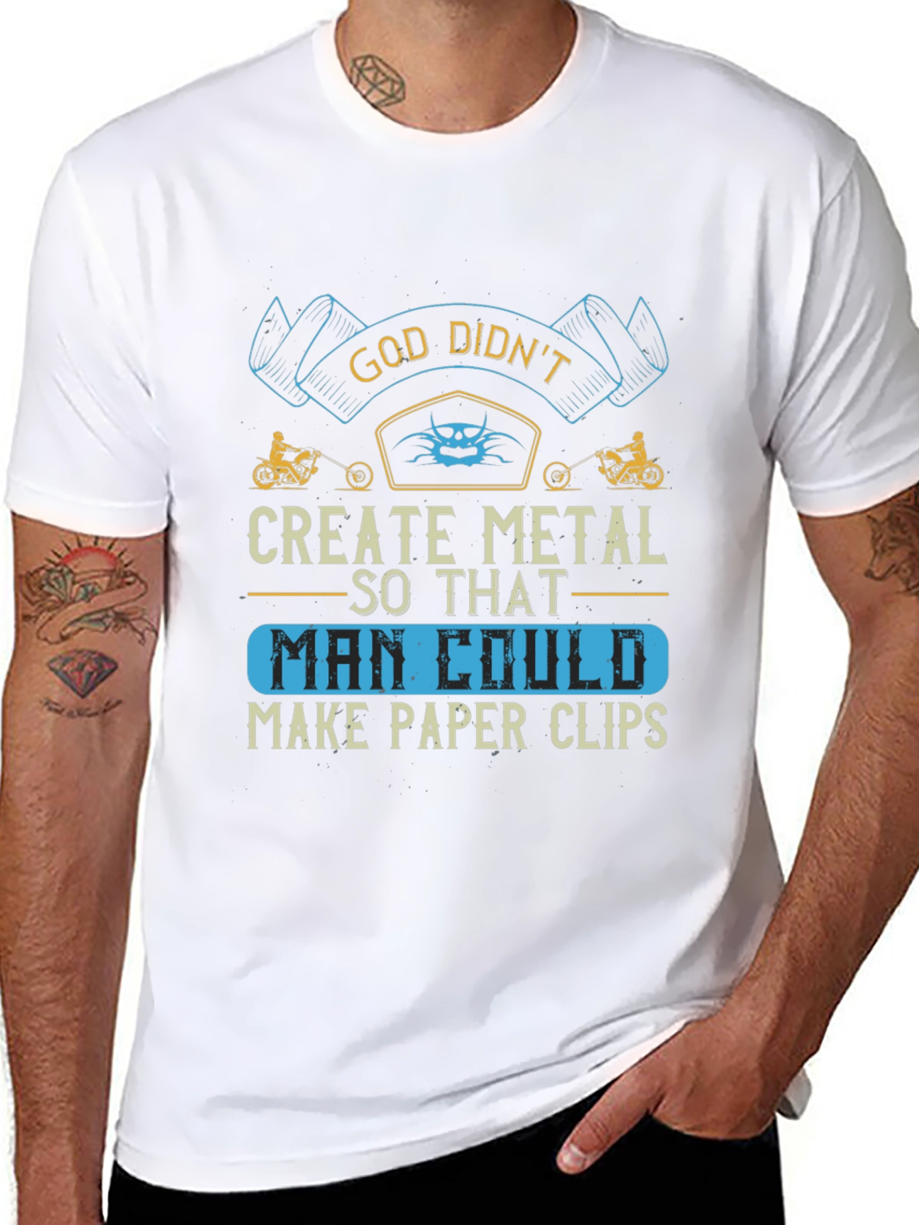 God Didnt Create Metal T-Shirt