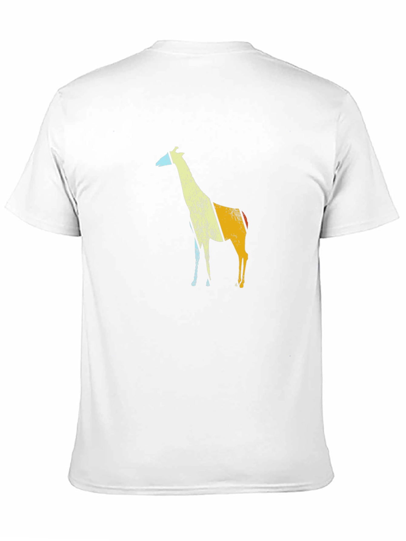 Giraffe Graphic Tee - Stylish Mens Black T-Shirt