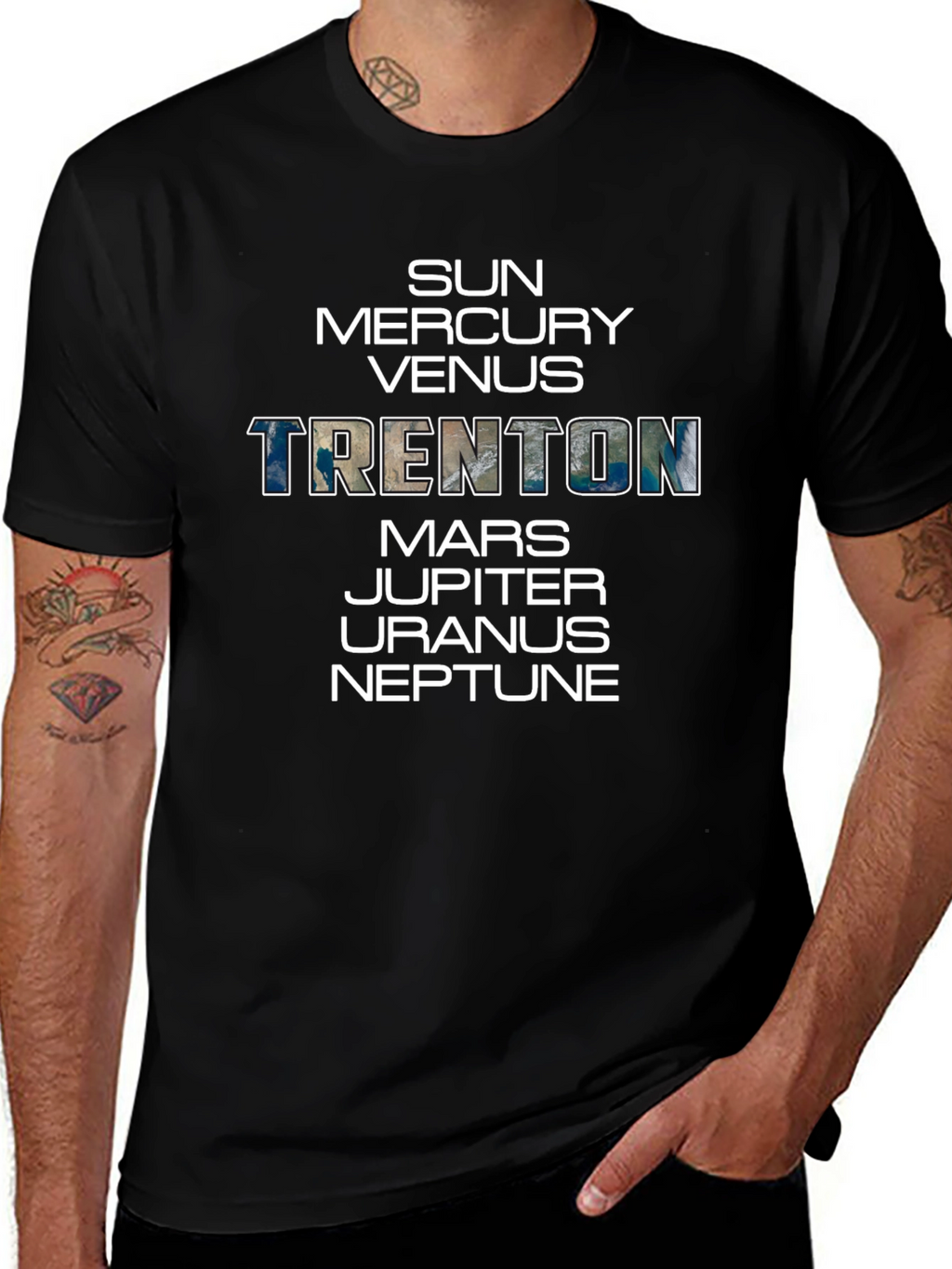 Planets Trenton Graphic T-Shirt