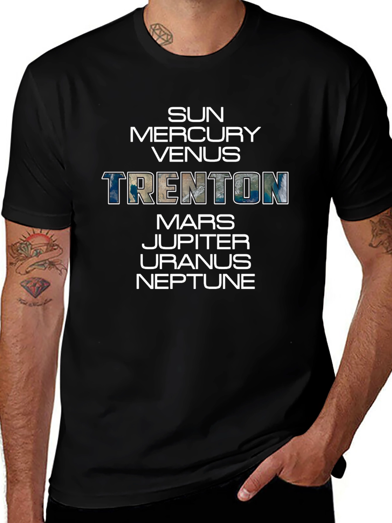 Planets Trenton Graphic T-Shirt