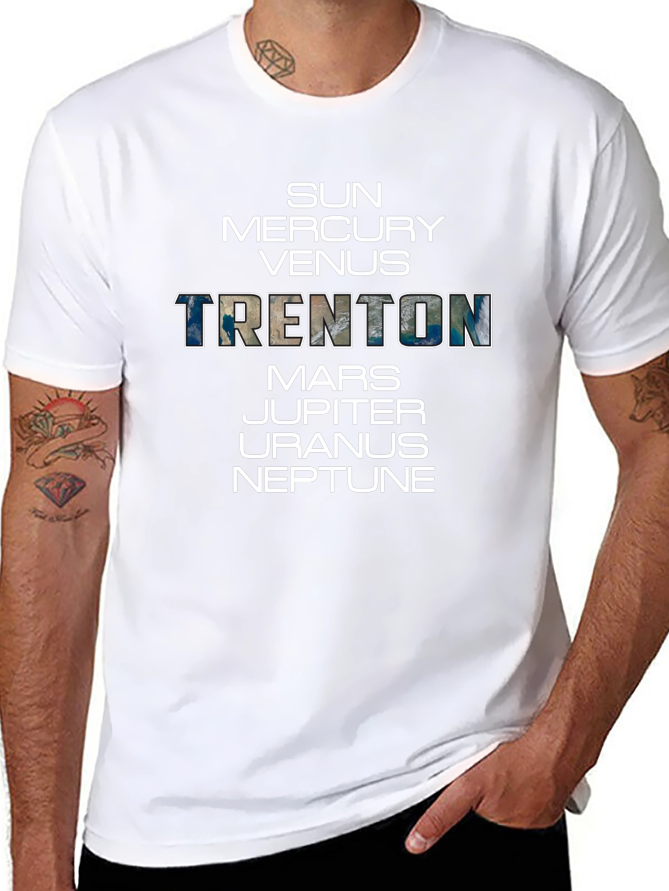 Planets Trenton Graphic T-Shirt