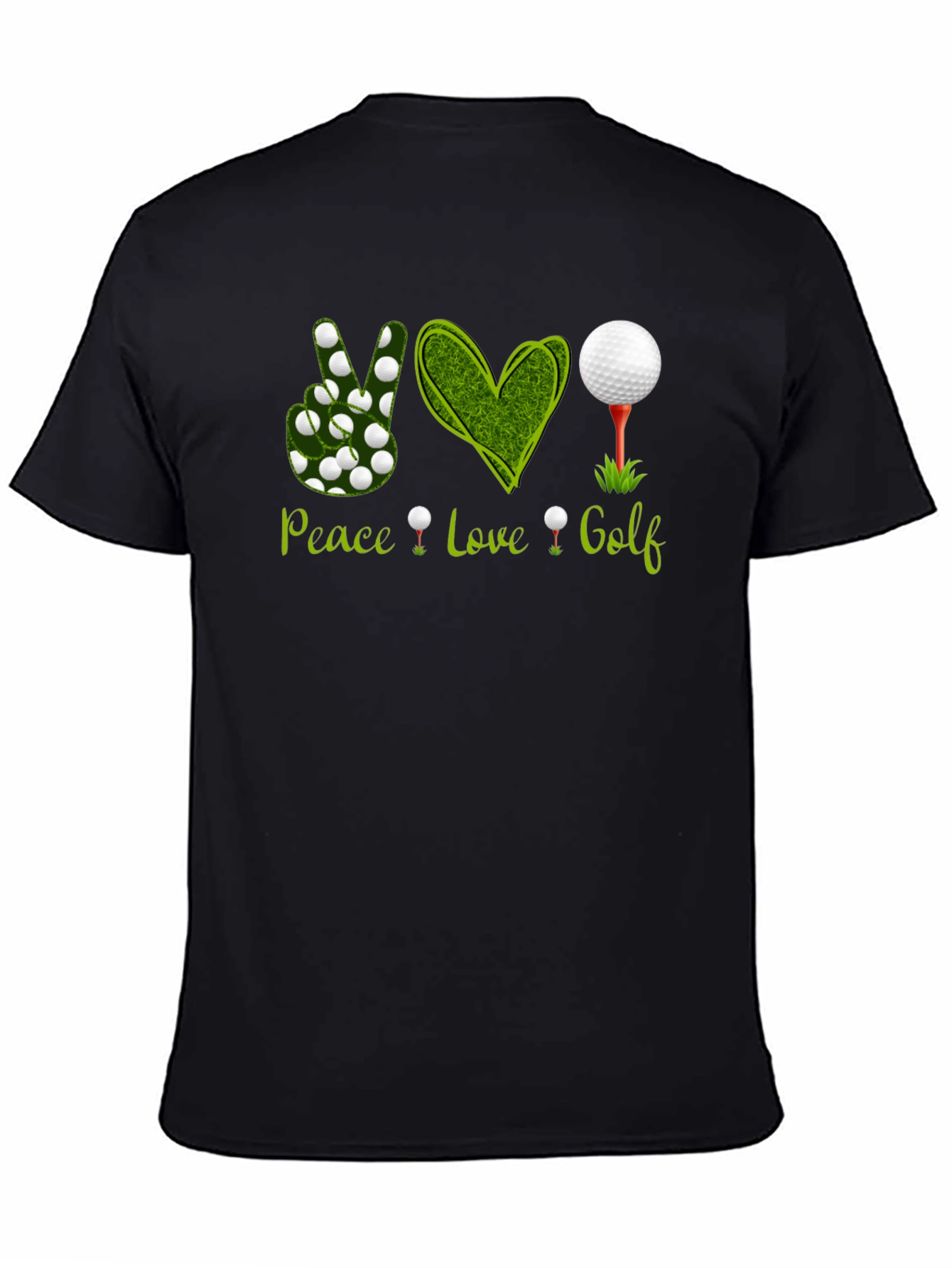 Peace Love Golf T-Shirt - Golfing Apparel