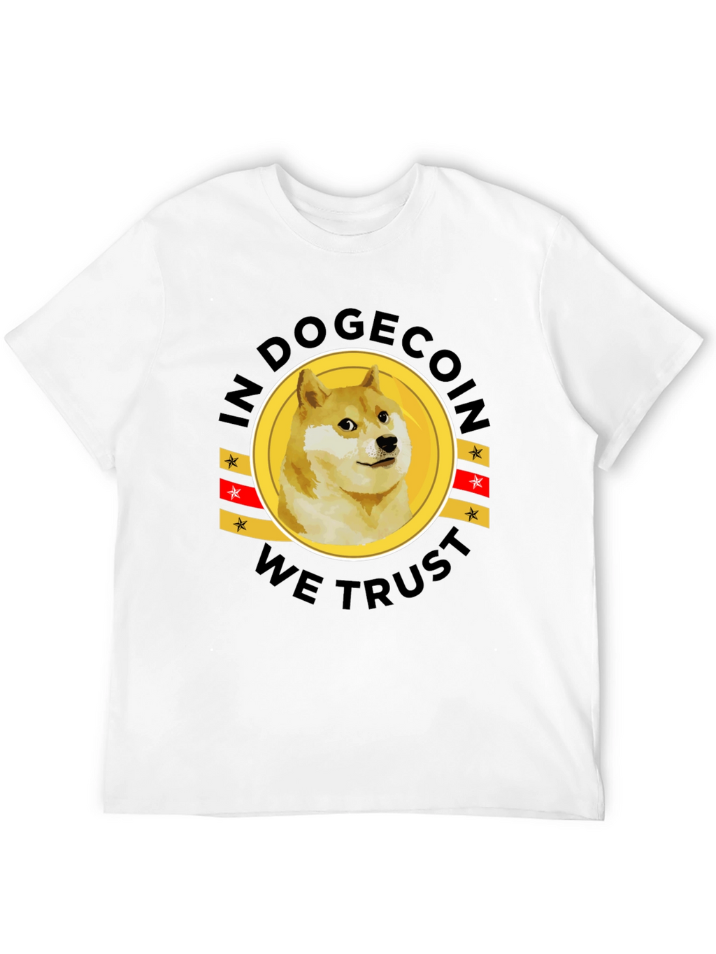 In Dogecoin We Trust Black T-Shirt