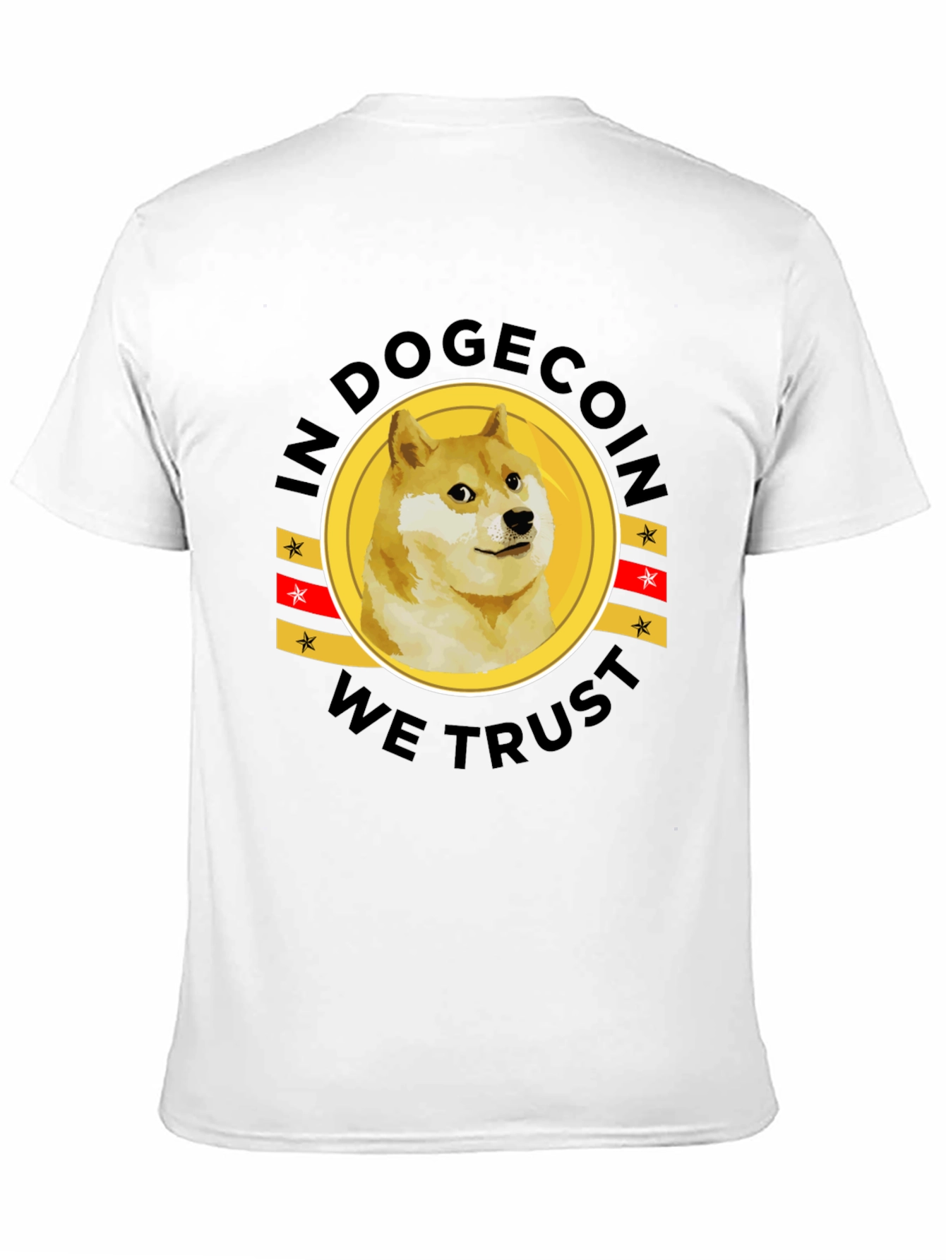 In Dogecoin We Trust Black T-Shirt