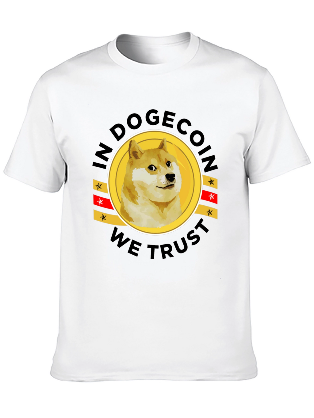 In Dogecoin We Trust Black T-Shirt