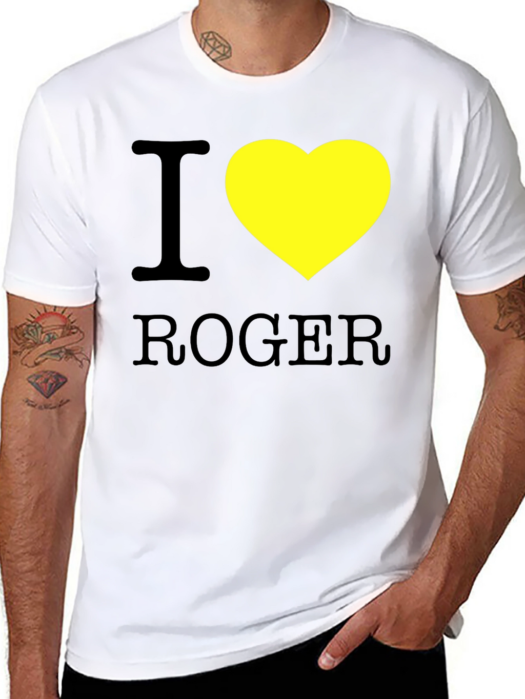 I Heart Roger T-Shirt - Novelty Tee