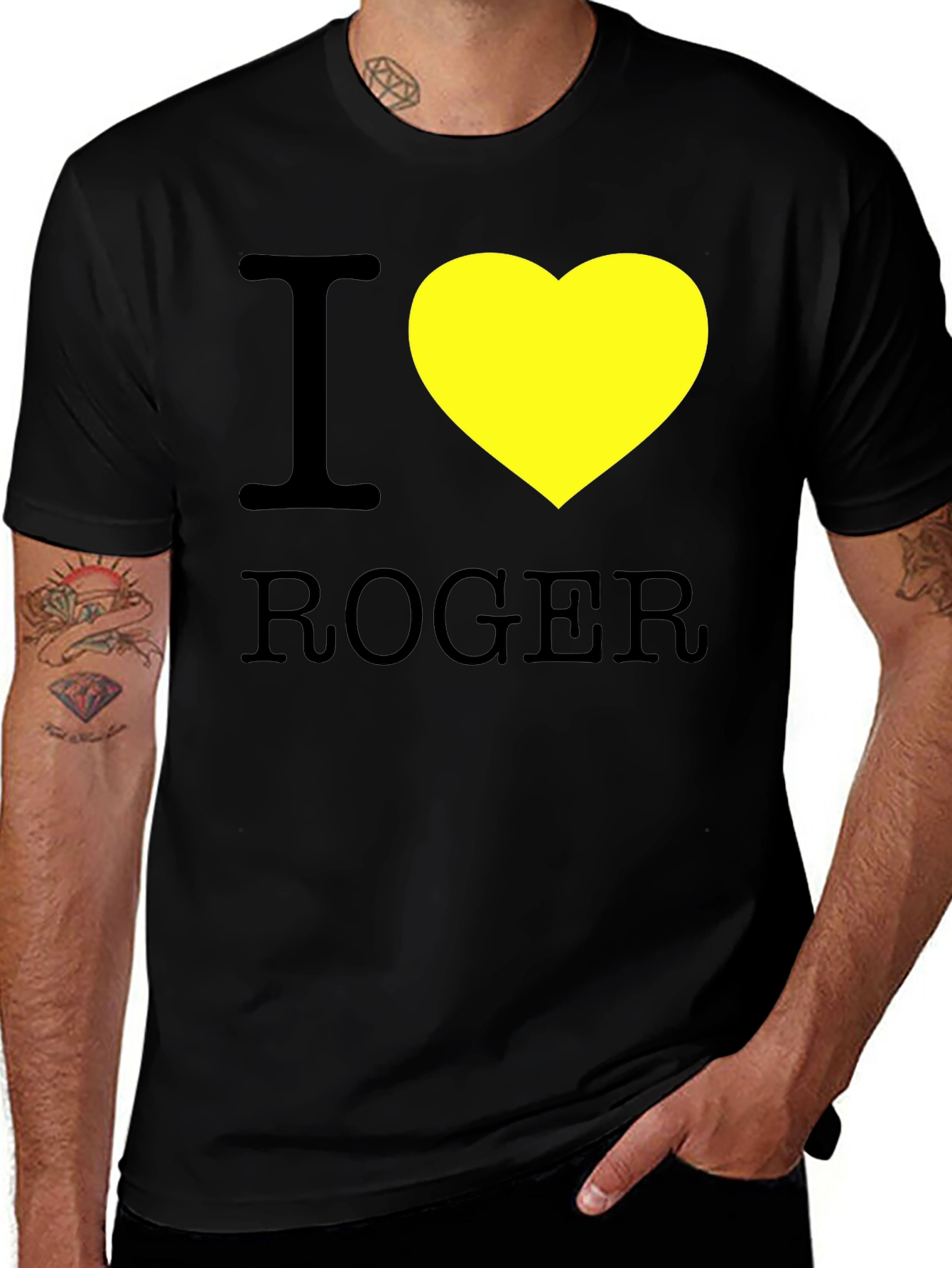 I Heart Roger T-Shirt - Novelty Tee