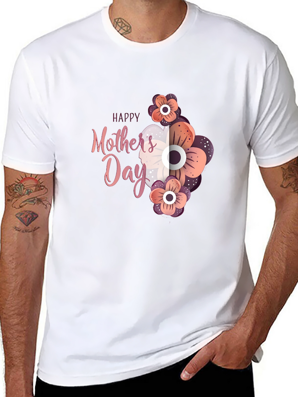Happy Mothers Day Floral T-Shirt