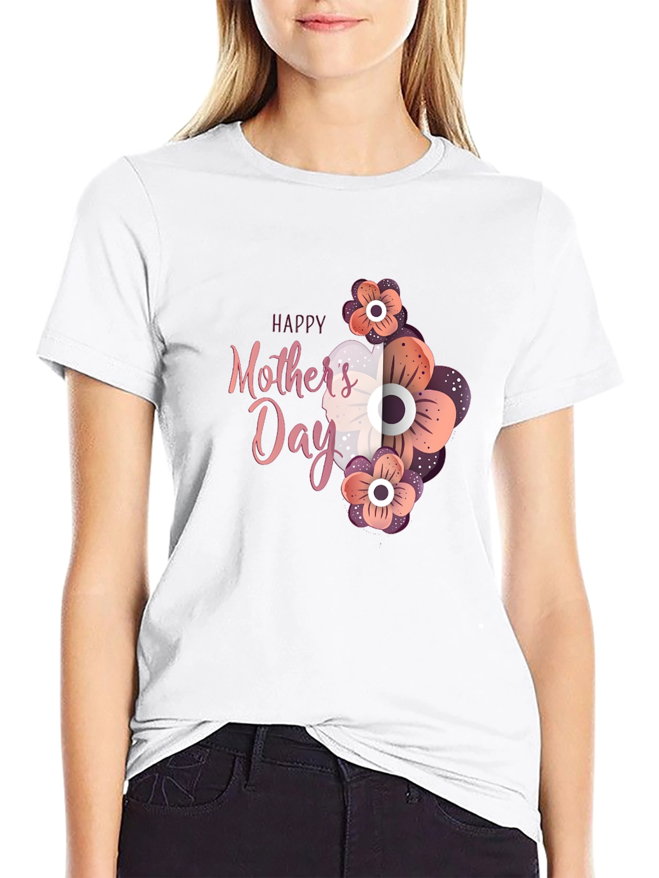 Happy Mothers Day Floral T-Shirt