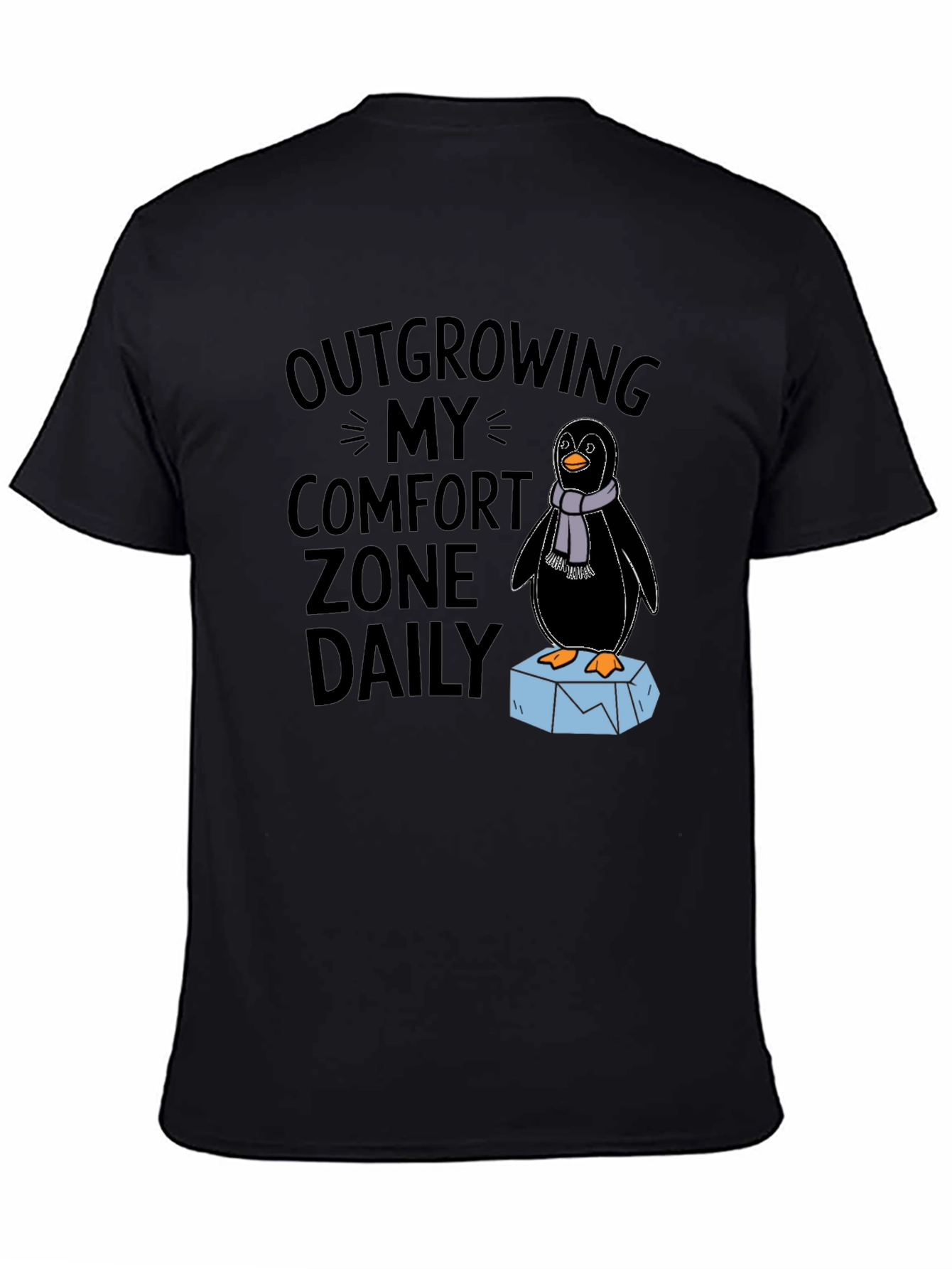 Outgrowing Comfort Zone Penguin Tee