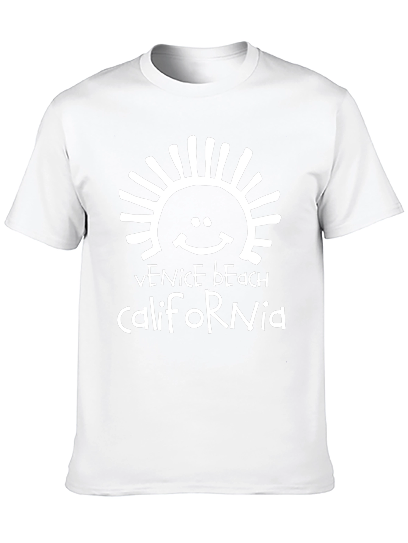 Venice Beach California Black Graphic Tee