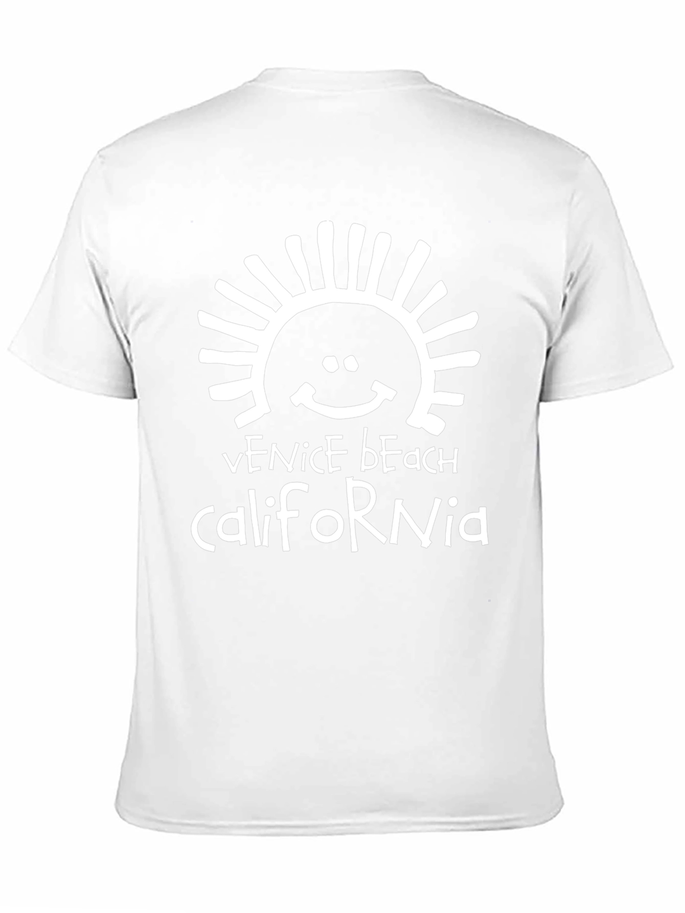 Venice Beach California Black Graphic Tee