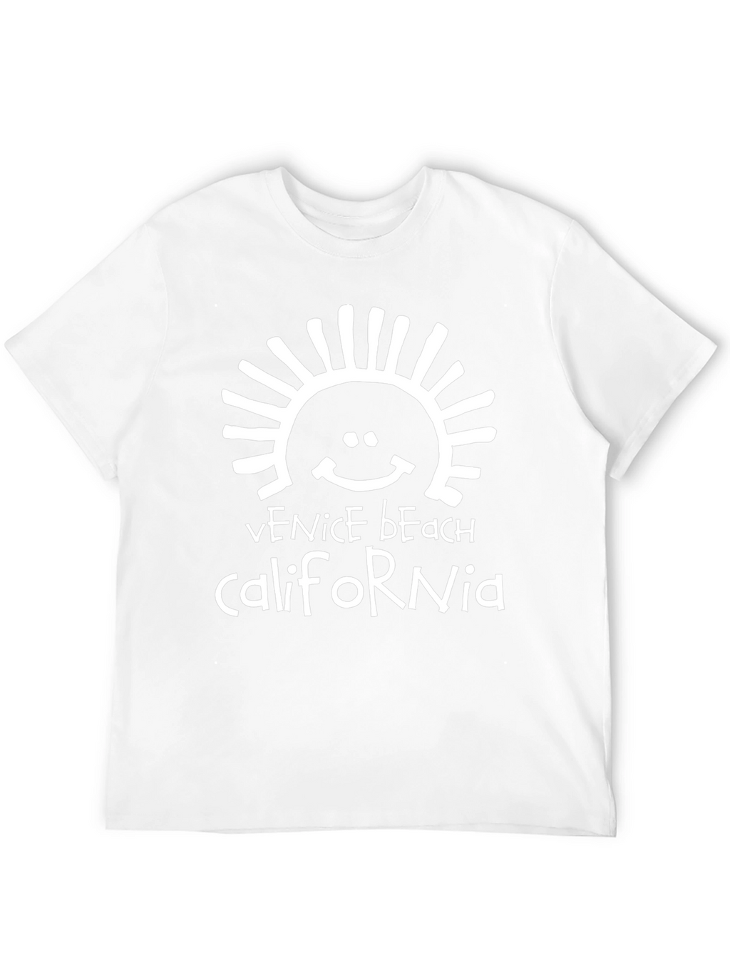 Venice Beach California Black Graphic Tee