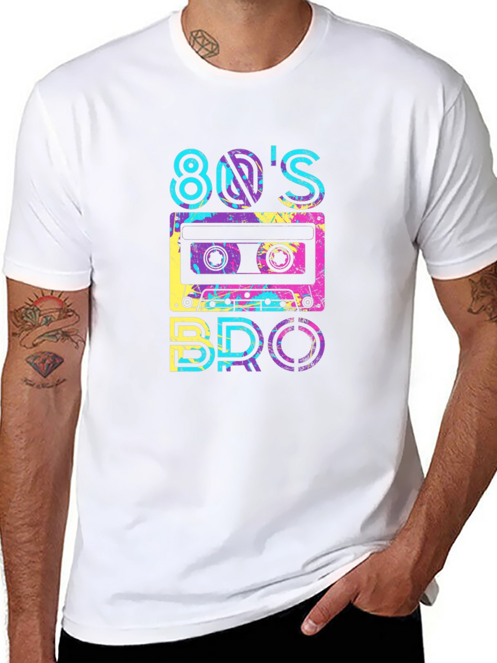 80s Retro Cassette Graphic T-Shirt