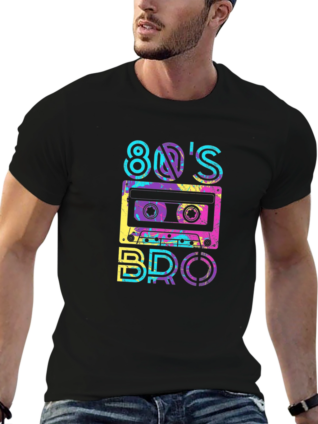 80s Retro Cassette Graphic T-Shirt