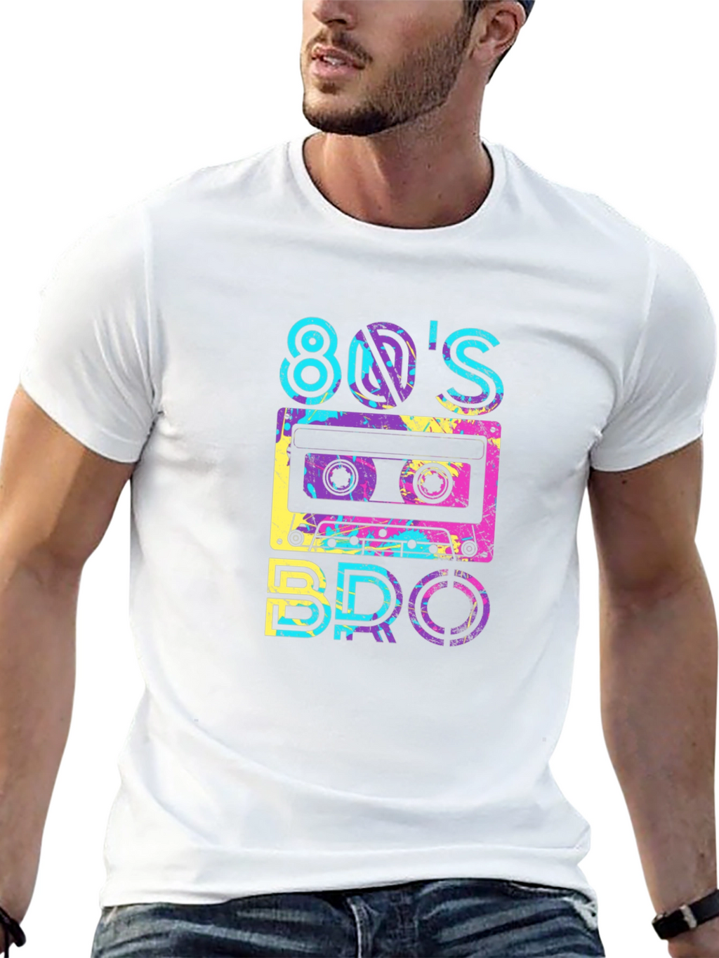 80s Retro Cassette Graphic T-Shirt