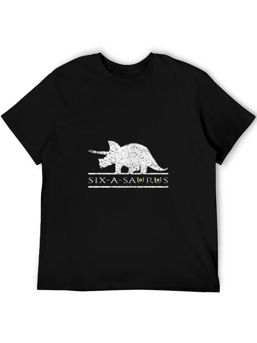 Six-A-Saurus Dinosaur Graphic T-Shirt