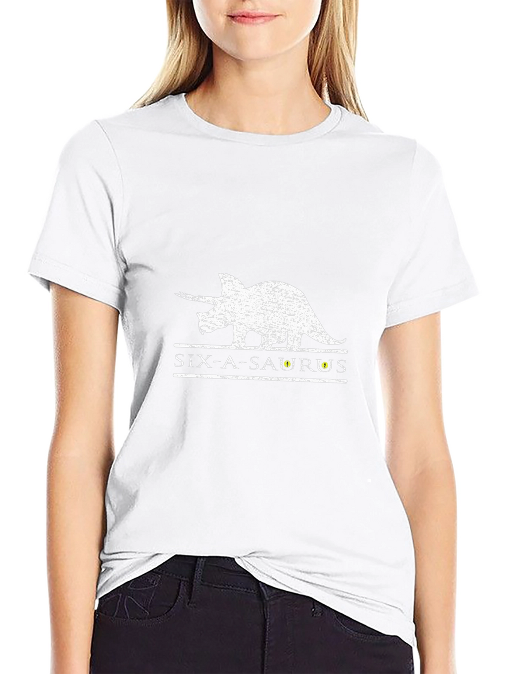 Six-A-Saurus Dinosaur Graphic T-Shirt