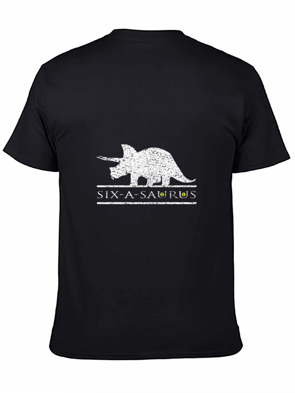 Six-A-Saurus Dinosaur Graphic T-Shirt