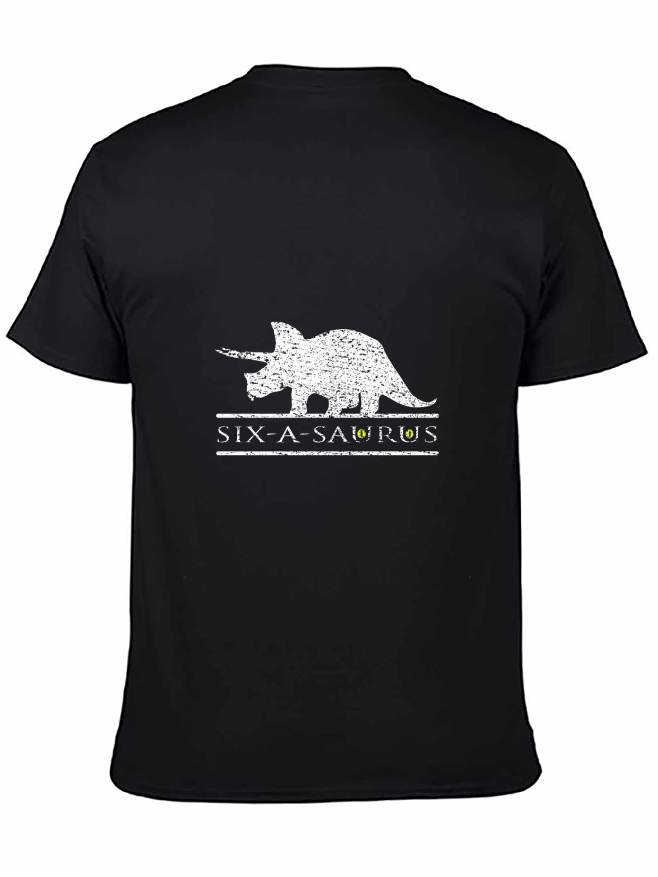 Six-A-Saurus Dinosaur Graphic T-Shirt