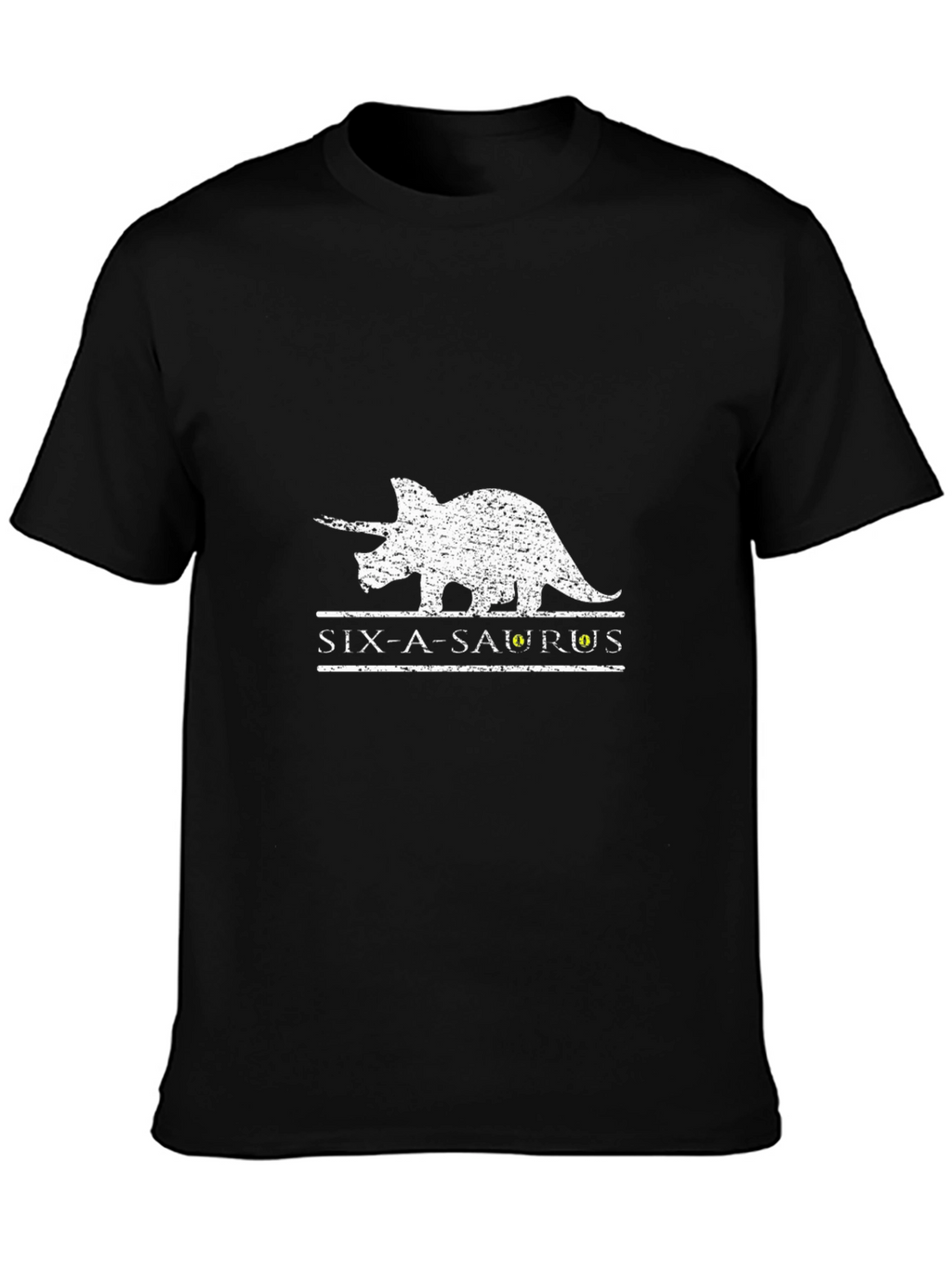 Six-A-Saurus Dinosaur Graphic T-Shirt