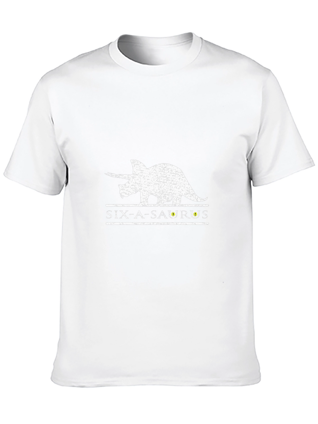 Six-A-Saurus Dinosaur Graphic T-Shirt