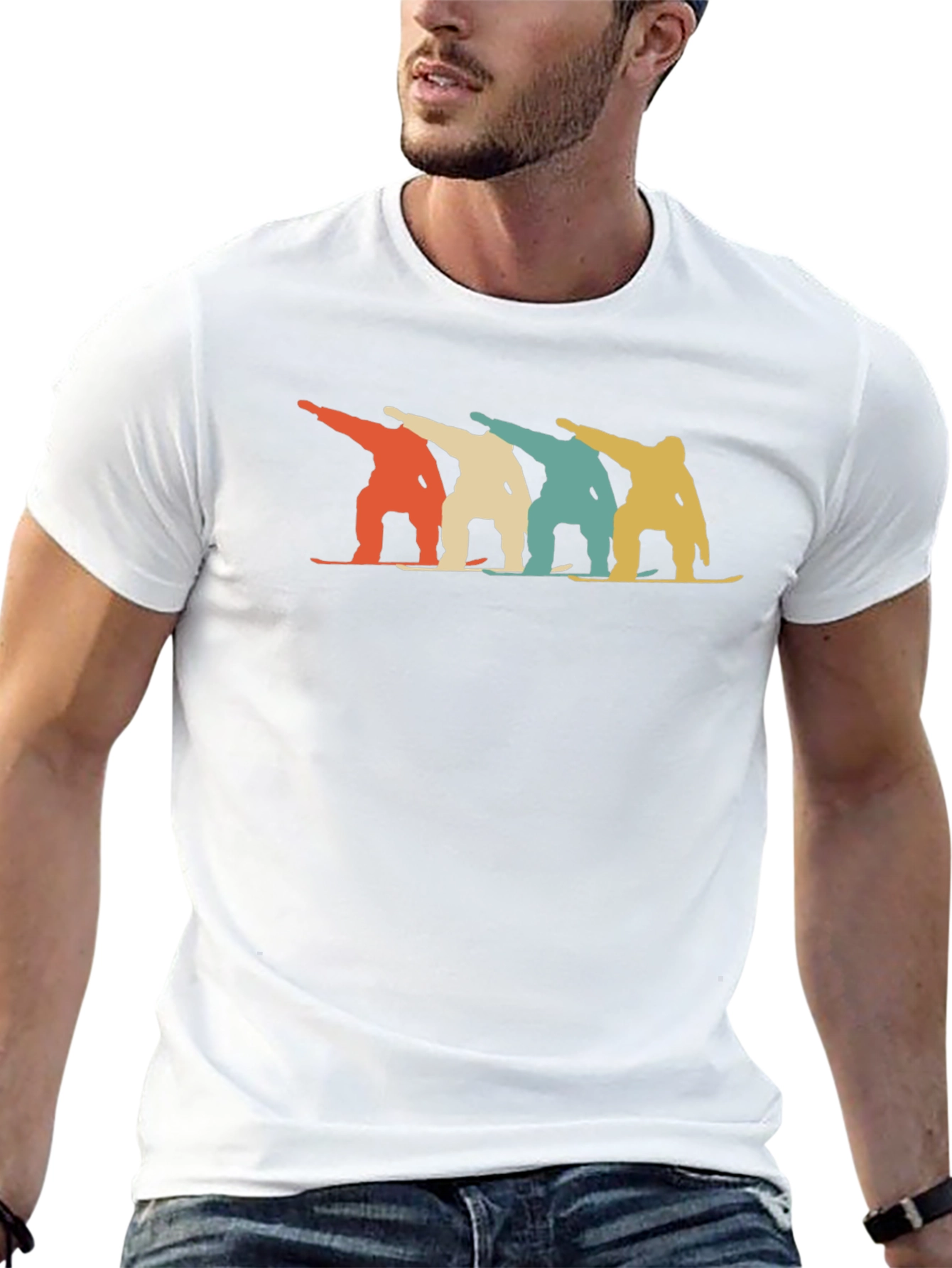 Retro Snowboarder T-Shirt