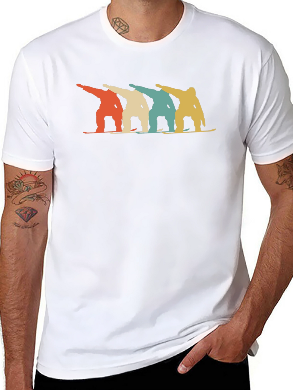 Retro Snowboarder T-Shirt