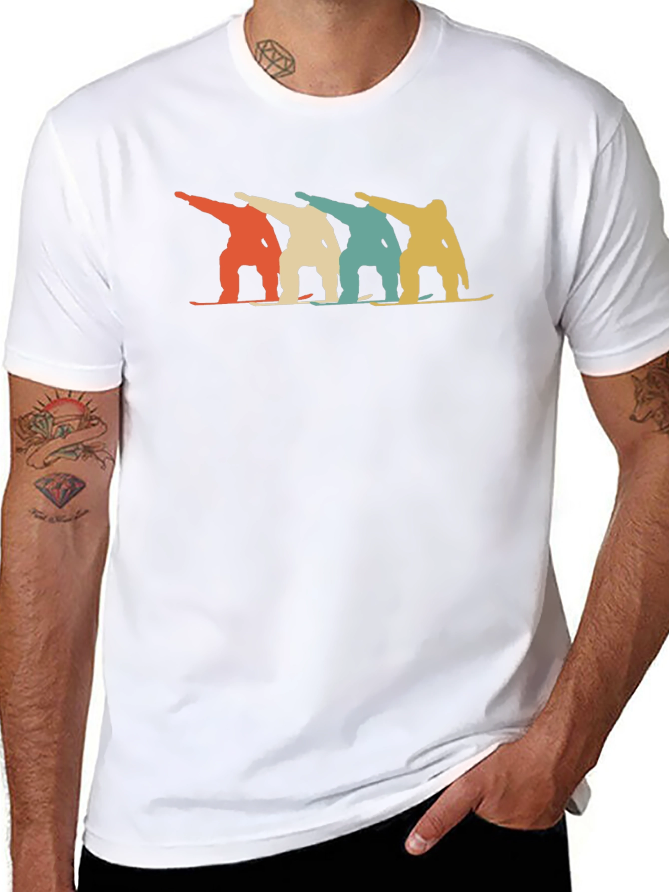 Retro Snowboarder T-Shirt