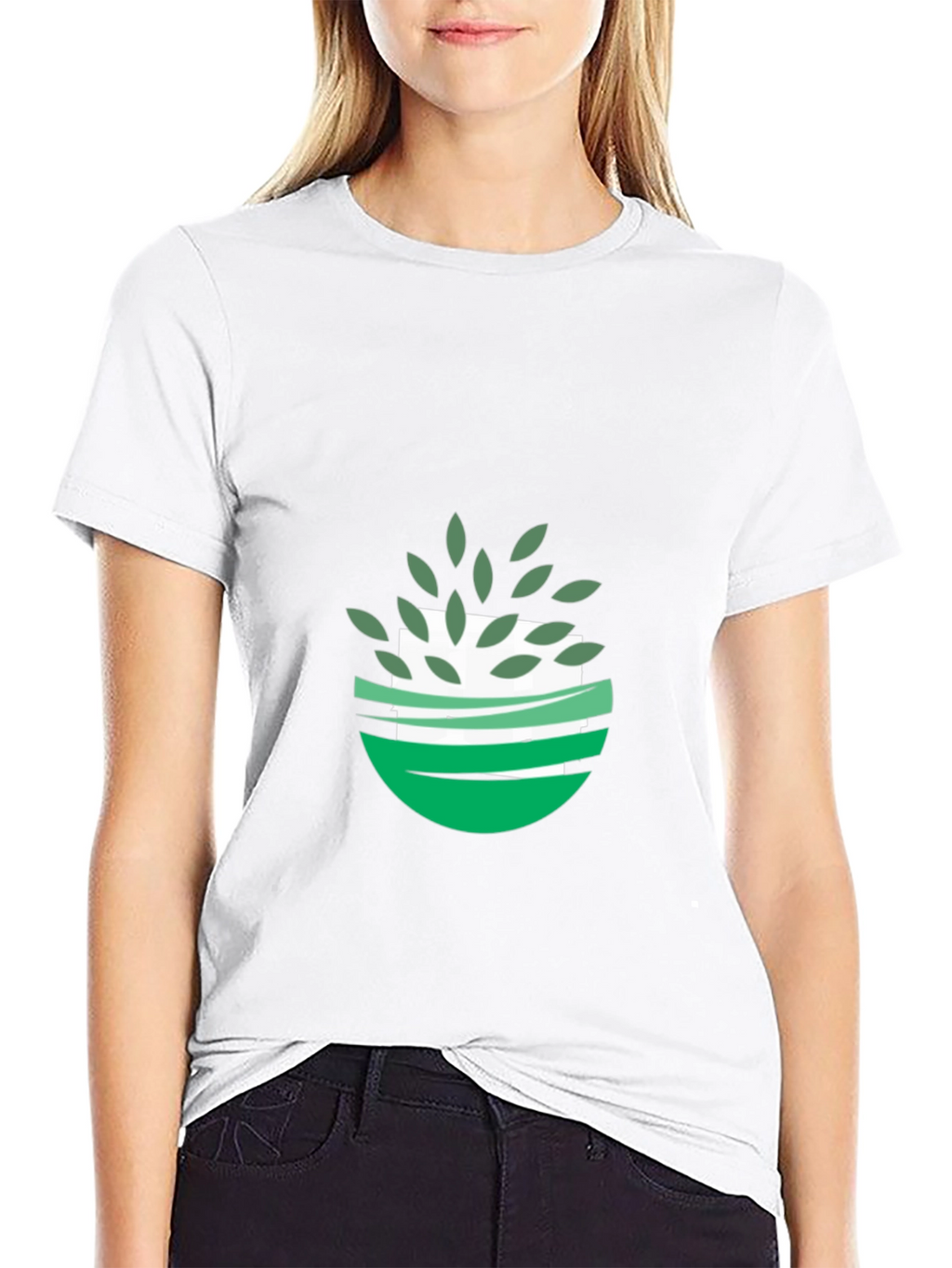 Eco-Friendly Graphic Tee - Black