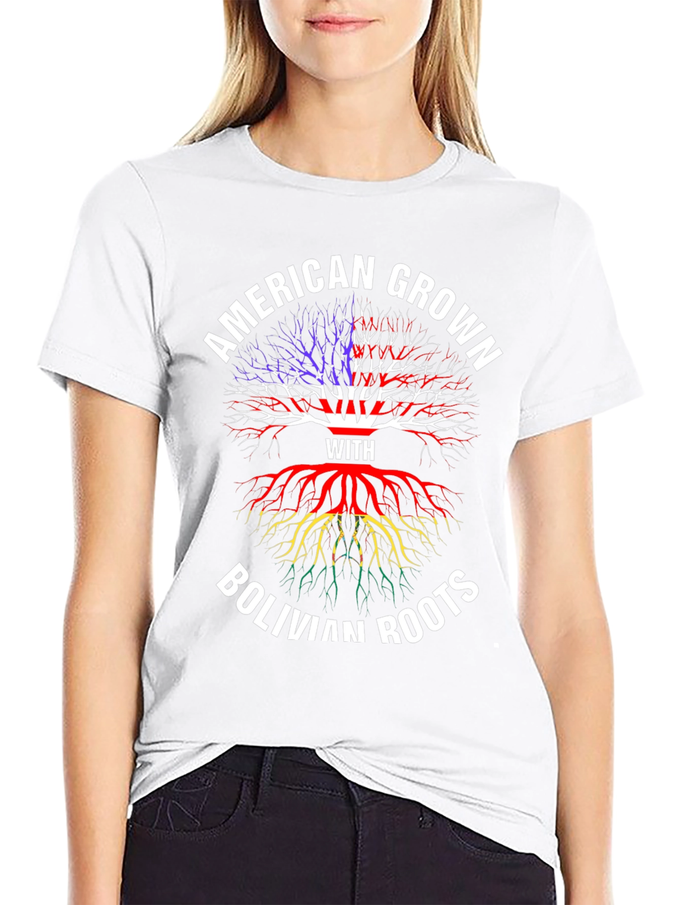 American Grown with Bolivian Roots T-Shirt