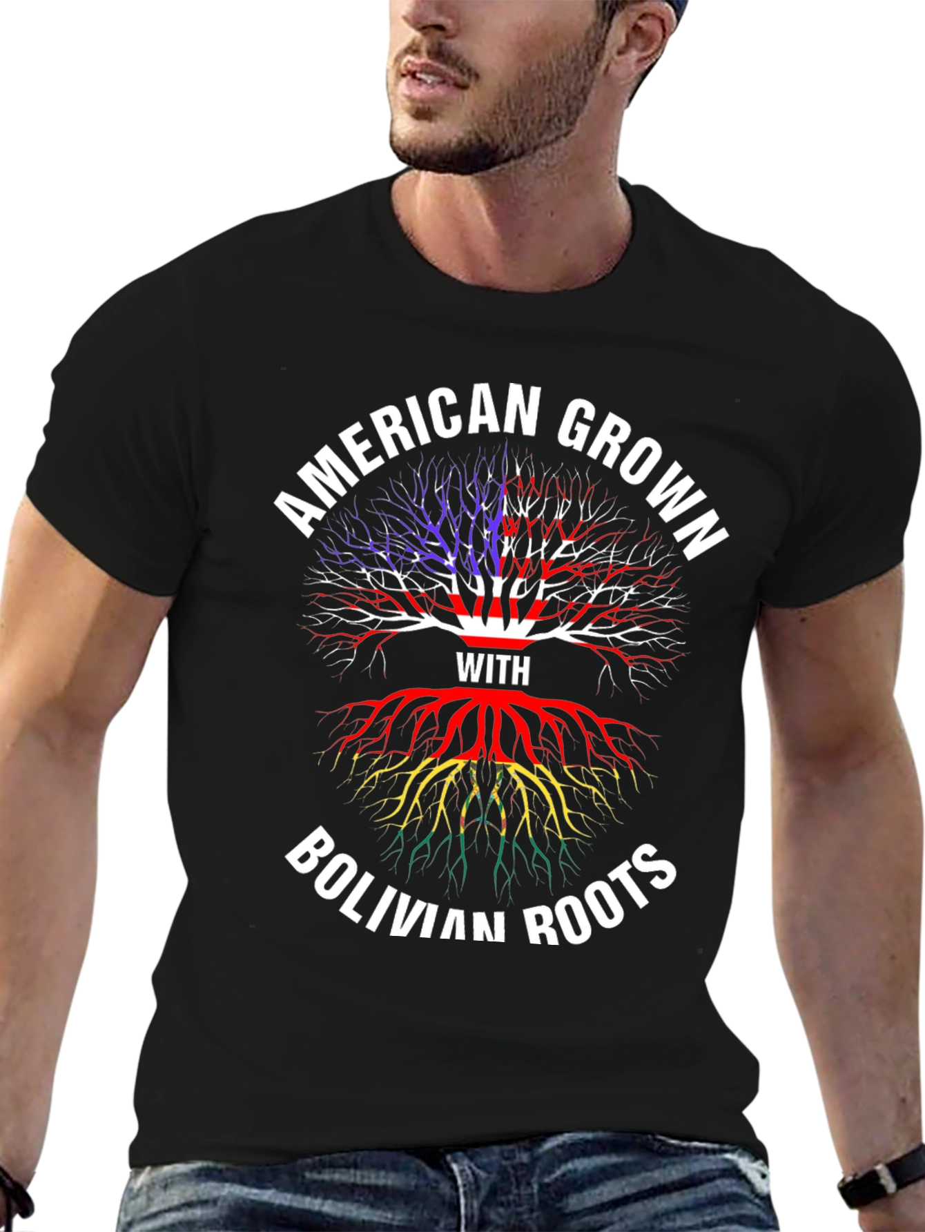 American Grown with Bolivian Roots T-Shirt
