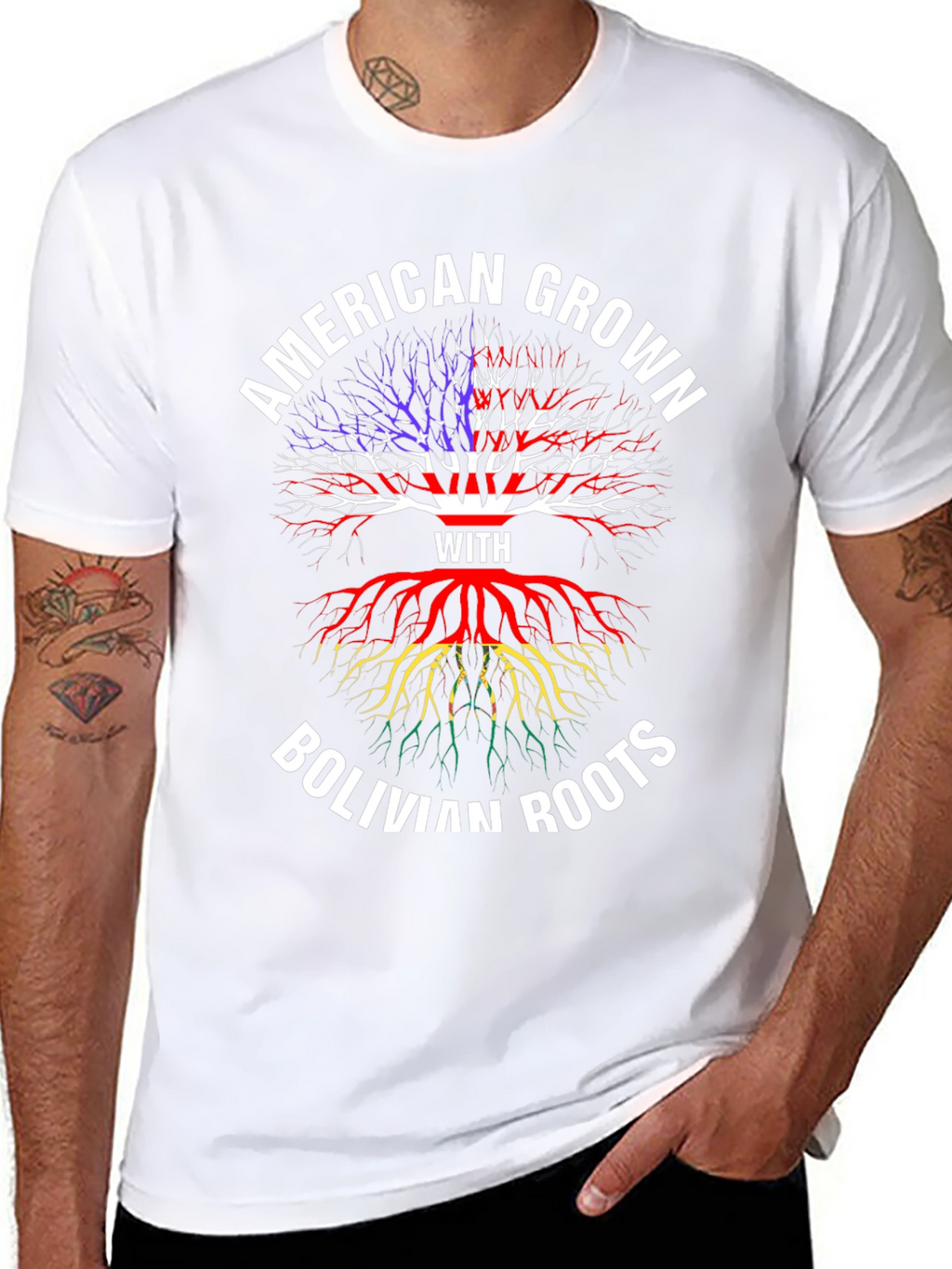 American Grown with Bolivian Roots T-Shirt