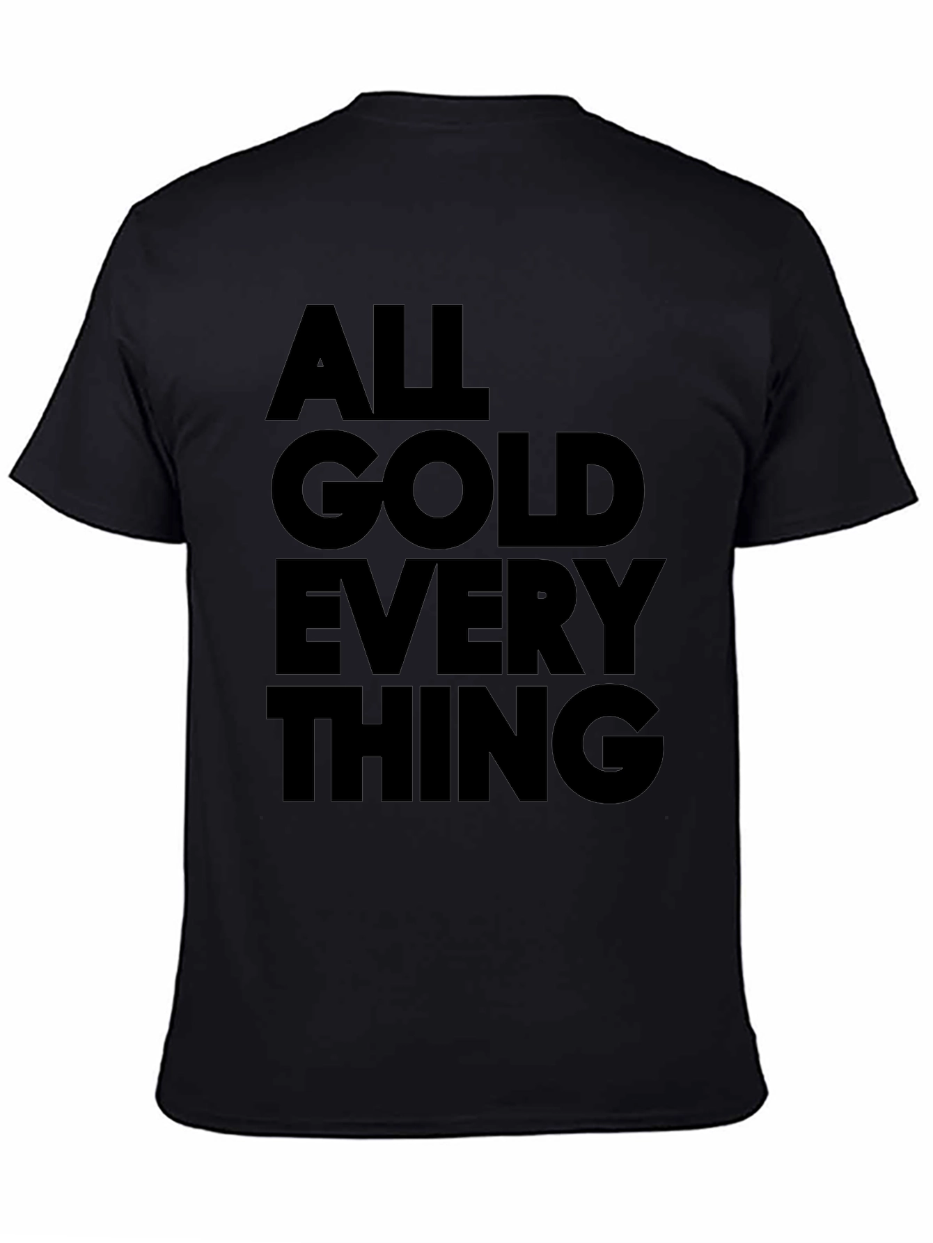 All Gold Everything Graphic Tee - Black