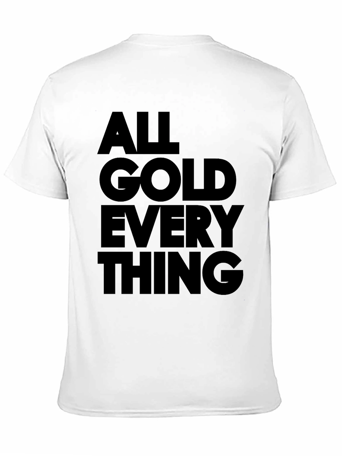 All Gold Everything Graphic Tee - Black