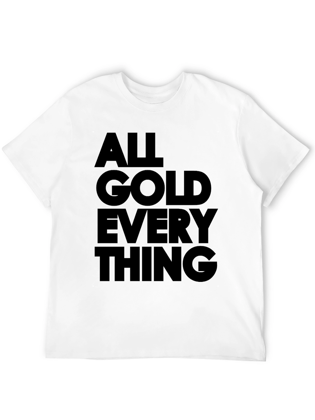All Gold Everything Graphic Tee - Black
