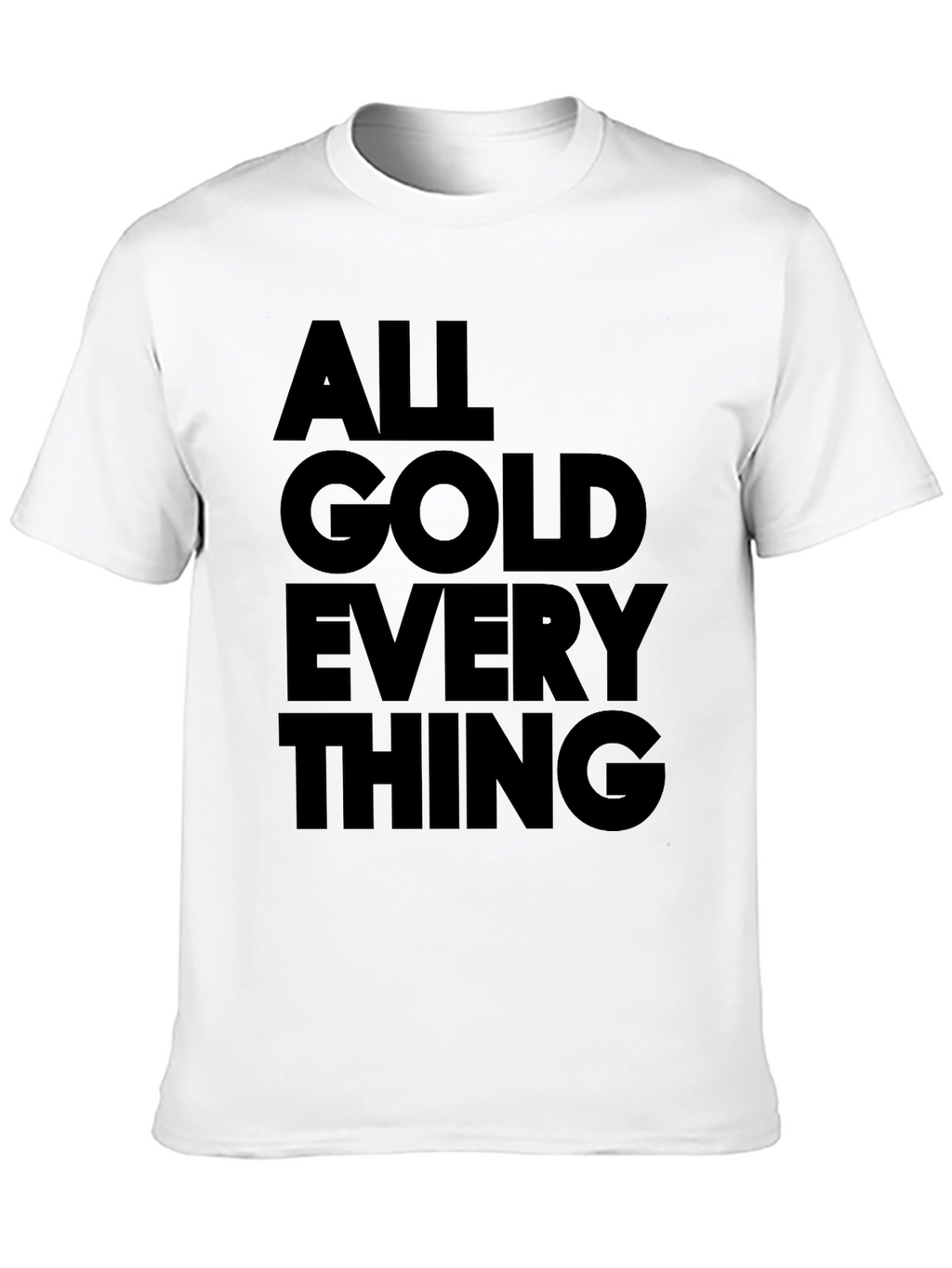 All Gold Everything Graphic Tee - Black