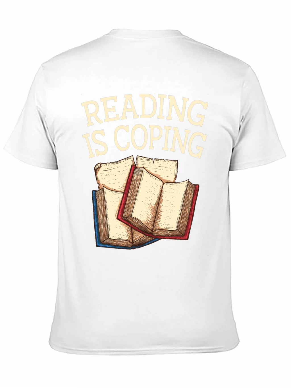 Reading Is Coping Graphic T-Shirt